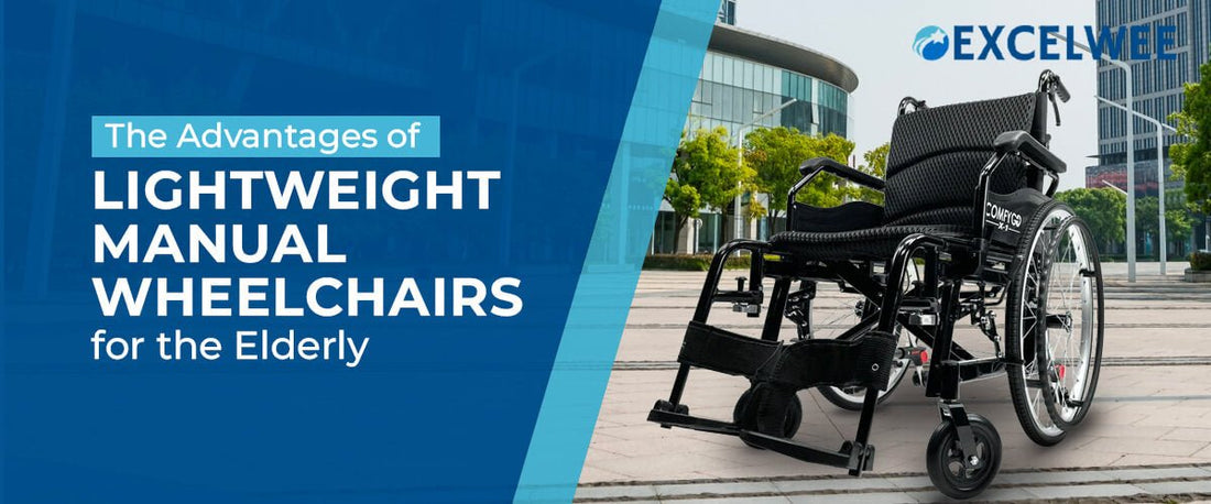 The Advantages of Lightweight Manual Wheelchairs for the Elderly - Excelwee