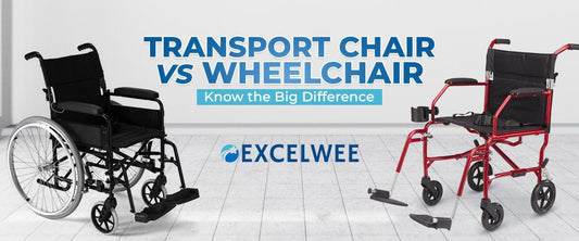 Transport Chair vs Wheelchair: Know the Big Difference - Excelwee