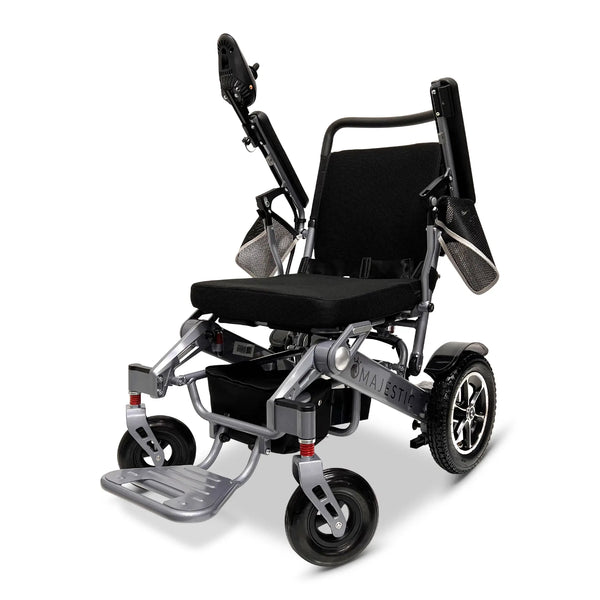 This series of electric wheelchairs are powered by Li-ion batteries and use two DC 250W motors (total of 500W motor power).